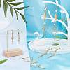 SUNNYCLUE DIY Leaf & Pearl Dangle Earring Making Kits DIY-SC0016-50-5
