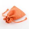 Burlap Packing Pouches Drawstring Bags ABAG-Q050-7x9-11-3