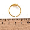304 Stainless Steel Adjustable Cuff Rings for Women RJEW-B126-06G-01-5