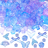 SUNNYCLUE 100G Transparent Frosted Resin Beads RESI-SC0003-26-1