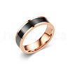 Stainless Steel Enamel Finger Rings for Unisex WGAB951-04-2