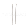 Brass Flat Head Pins KK-WH0058-03C-S-2