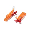 Three-Dimensional Handmade Lampwork Pendants LAMP-D020-01B-2