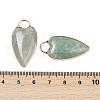 Natural Green Strawberry Quartz Pendants G-G193-02G-06-3