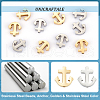 Unicraftale 10Pcs 2 Colors 304 Stainless Steel Beads STAS-UN0054-27-5