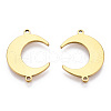 201 Stainless Steel Connector Charms STAS-R107-16G-3