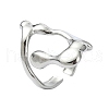 304 Stainless Steel Cuff Rings for Women RJEW-M019-05P-1