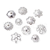 100Pcs 10 Styles Brass Bead Caps KK-CJ0002-07-7