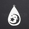 Non-Tarnish 201 Stainless Steel Pendants STAS-S105-LA216-1