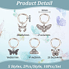 Halloween Alloy Enamel Shoe Charms PALLOY-AB00063-2