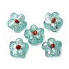 Handmade Silver Foil Glass Lampwork Beads FOIL-T001-02L-1
