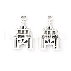 Tibetan Style Alloy Pendant TIBE-M001-01AS-1