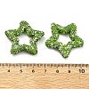 Star Shape Polymer Clay Rhinestone Beads CLAY-NH0001-06I-3