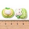 Opaque Resin Decoden Cat Cabochons RESI-R448-04-3