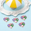 Alloy Enamel Pendants ENAM-YW0002-38B-5