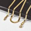 PVD Vacuum Plating 304 Stainless Steel Snake Chains Necklaces X-NJEW-O058-29G-3