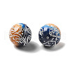 Baking Paint Opaque Acrylic Beads OACR-H049-03B-1