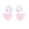 Porcelain Stud Earrings EJEW-H007-01C-1