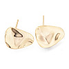 Brass Stud Earrings Findings X-KK-R116-017-NF-1