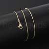 Brass Box Chain Necklaces for Women NJEW-D302-41G-2