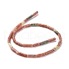 Natural Plum Blossom Jasper Beads Strands G-F247-54-3