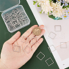 Unicraftale 40Pcs 2 Style 304 Stainless Steel Linking Rings STAS-UN0045-69-4