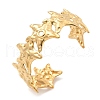 304 Stainless Steel Cuff Bangles for Women AJEW-P127-12G-4