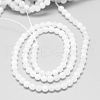 Natural White Jade Bead Strands G-R344-4mm-21-2