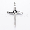 304 Stainless Steel Big Pendants STAS-F157-07-2