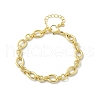 Brass Cable Chain Bracelets for Women Men BJEW-K273-13G-4