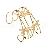 304 Stainless Steel Cuff Bangles BJEW-M082-02G-2