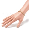 Brass Beaded Bracelets BJEW-JB06335-02-5