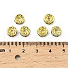 Brass Rhinestone Spacer Beads RB-A014-Z8mm-G-4