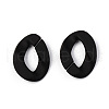 Opaque Spray Painted Acrylic Linking Rings OACR-T024-01-I10-2