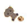 Animal Enamel Pins JEWB-H023-02G-05-3
