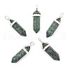 Natural Ruby in Zoisite Double Terminated Pointed Pendants G-F295-04N-3
