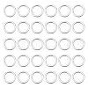 BENECREAT 80Pcs 304 Stainless Steel Linking Rings STAS-BC0003-63-1