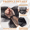 Polyester Detachable Long Mesh Sleeves AJEW-WH0270-354B-4