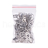 Tibetan Style Alloy Key Pendants TIBEP-X0001-02-AS-7