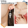 60Pcs 10 Style Acrylic Alloy Pendants PALLOY-CJ00047-7