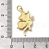 October Breast Cancer Pink Awareness Ribbon Brass Enamel Pendants KK-S517-04D-D-3