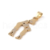 Mother's Day Ion Plating(IP) 304 Stainless Steel Pendants STAS-U002-10G-2
