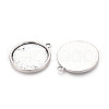 Tibetan Style Alloy Pendant Cabochon Settings PALLOY-N178-13AS-G-2