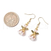 Angel Handmade Glass Seed Beads Dangle Earrings for Women EJEW-MZ00395-02-3