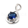 925 Sterling Silver Pave Cubic Zirconia Pendants STER-V001-03P-09-2