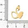 201 Stainless Steel Pendants STAS-F316-32C-G-3