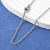 Tarnish Resistant Trendy Unisex 304 Stainless Steel Cable Chain Necklaces NJEW-L043-16P-1