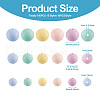 150Pcs 15 Styles Silicone Beads SIL-TA0001-25-4
