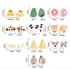 20Sets 10 Styles Opaque Resin Decoden Cabochons CRES-CJ0001-31-2