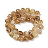 Natural Citrine Beads Strands G-U026-A04-10mm-3